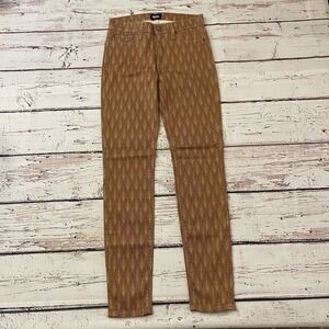 Hudson Jeans‎ Women's Size 27 Nico Super Skinny Mid Rise Nouveau Print Denim